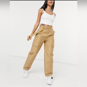 & Other Stories utility pockets  pants in beige, Size S (US)